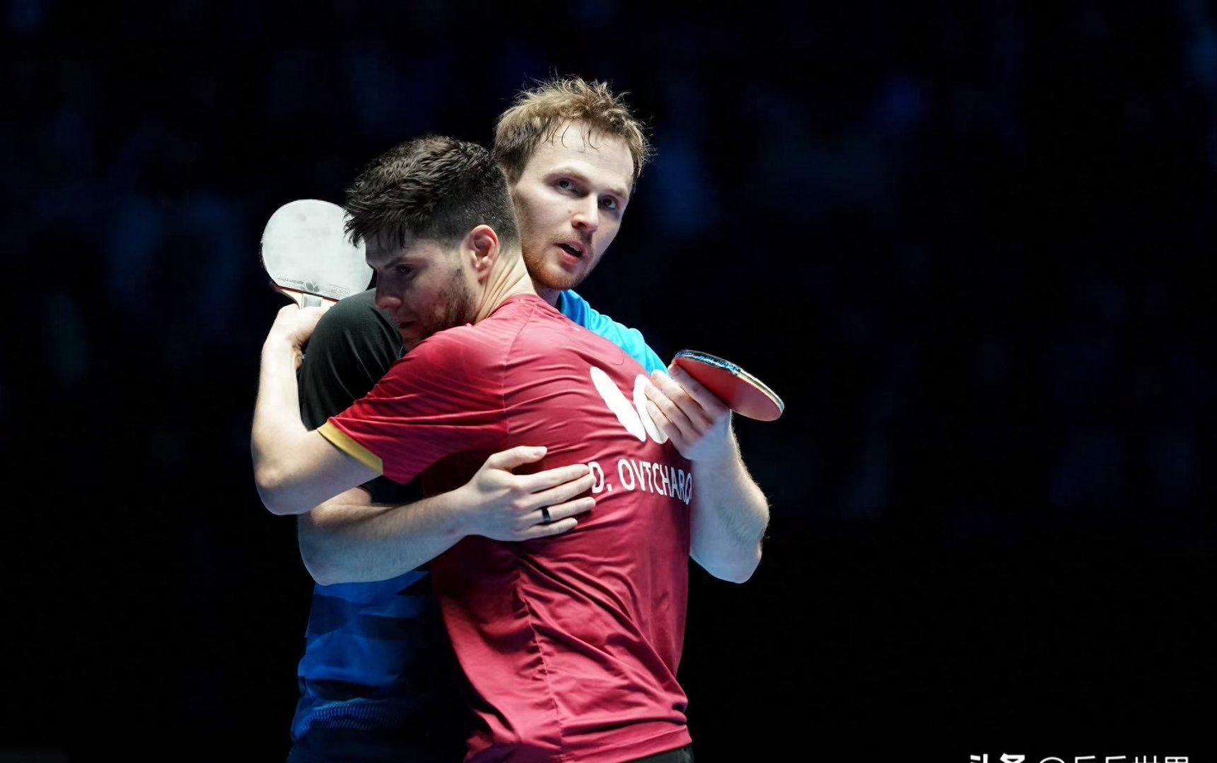 中国乒乓球队强势德国乒乓球队，奥恰洛夫惊艳世界